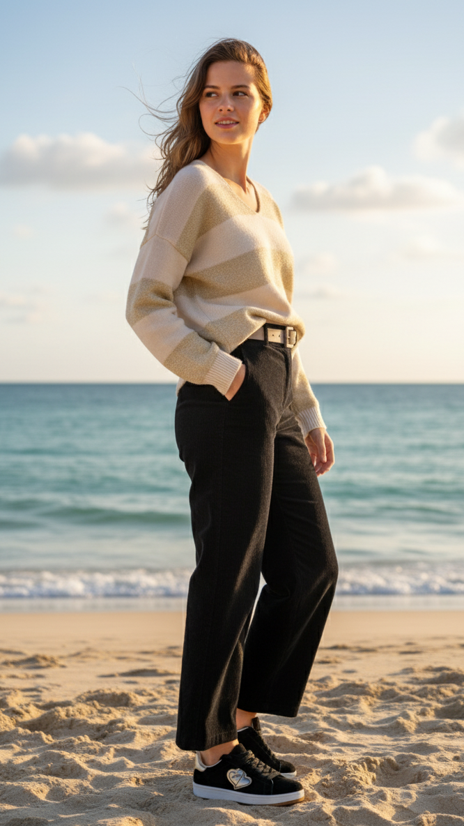 Pantalon Velours Chic