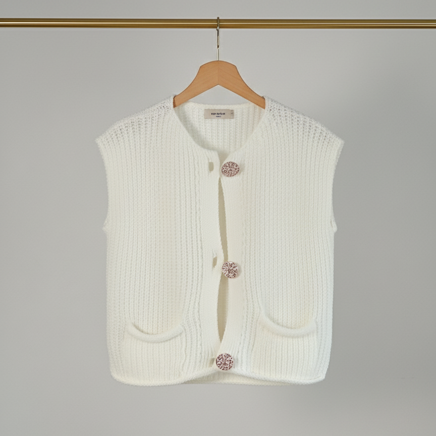 Gilet Chic Boutonné