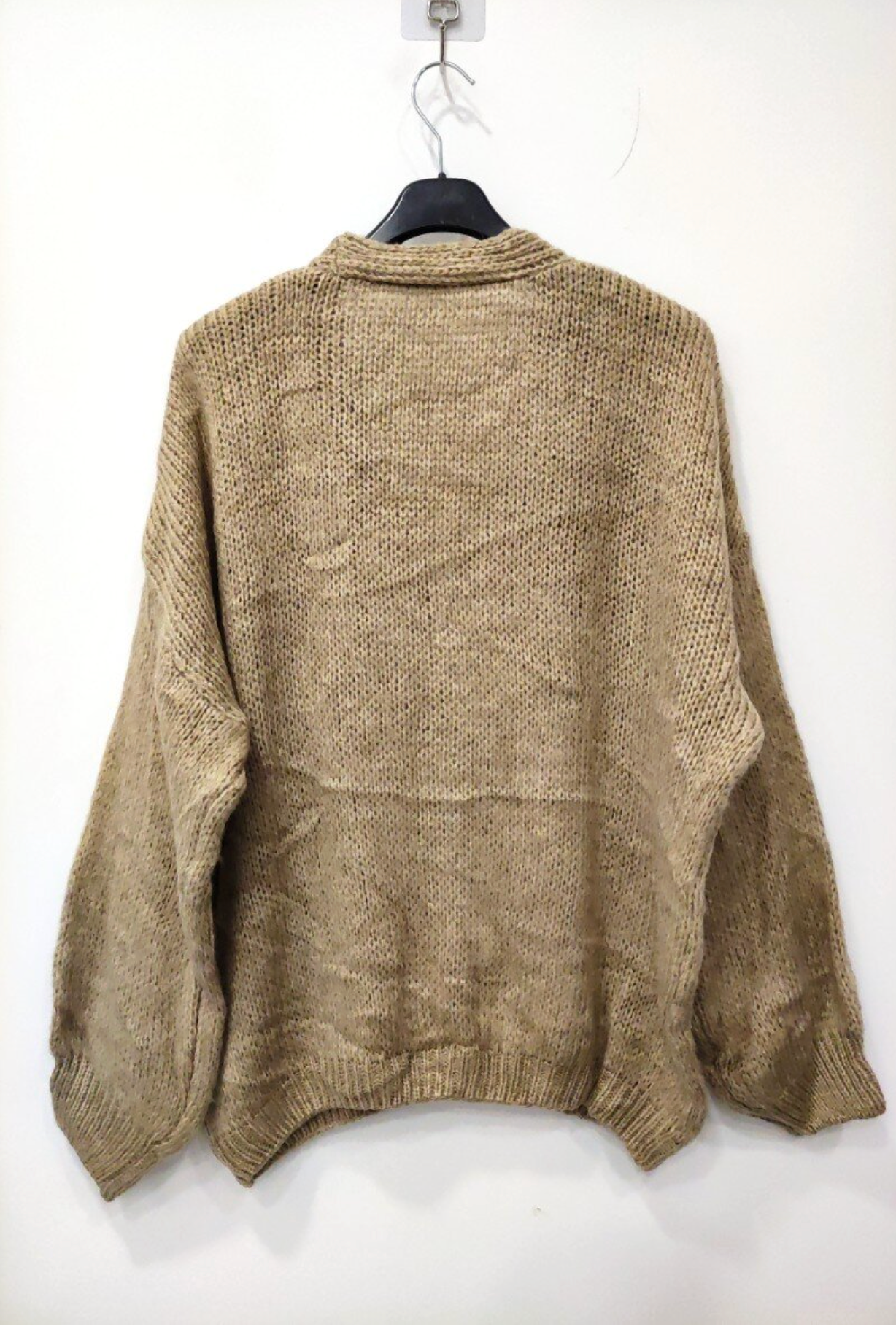 Gilet femme maille chaude boutons dorés col V coupe oversize cosy chic taille unique 38/46 | LyaMode