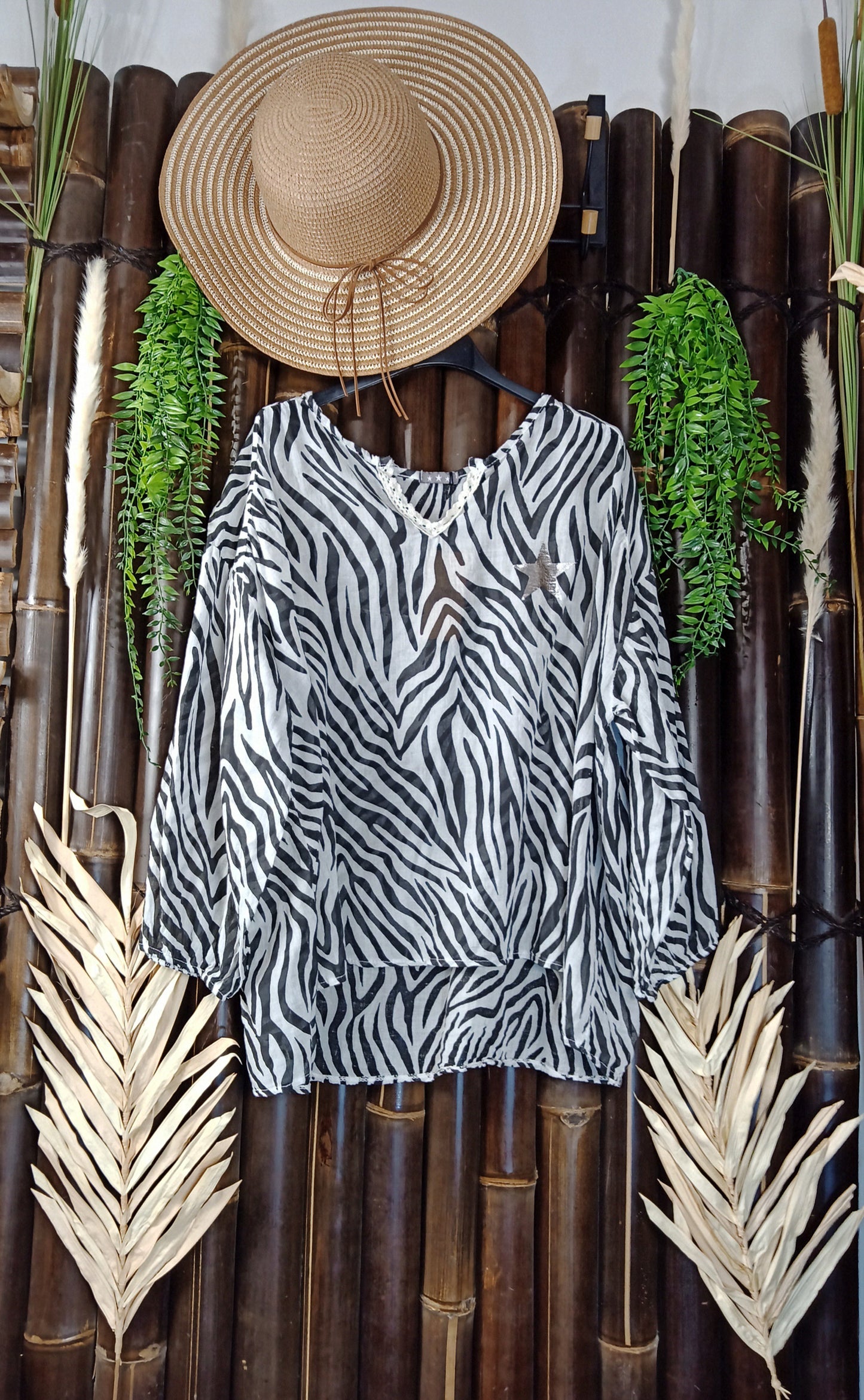 Blouse zèbre
