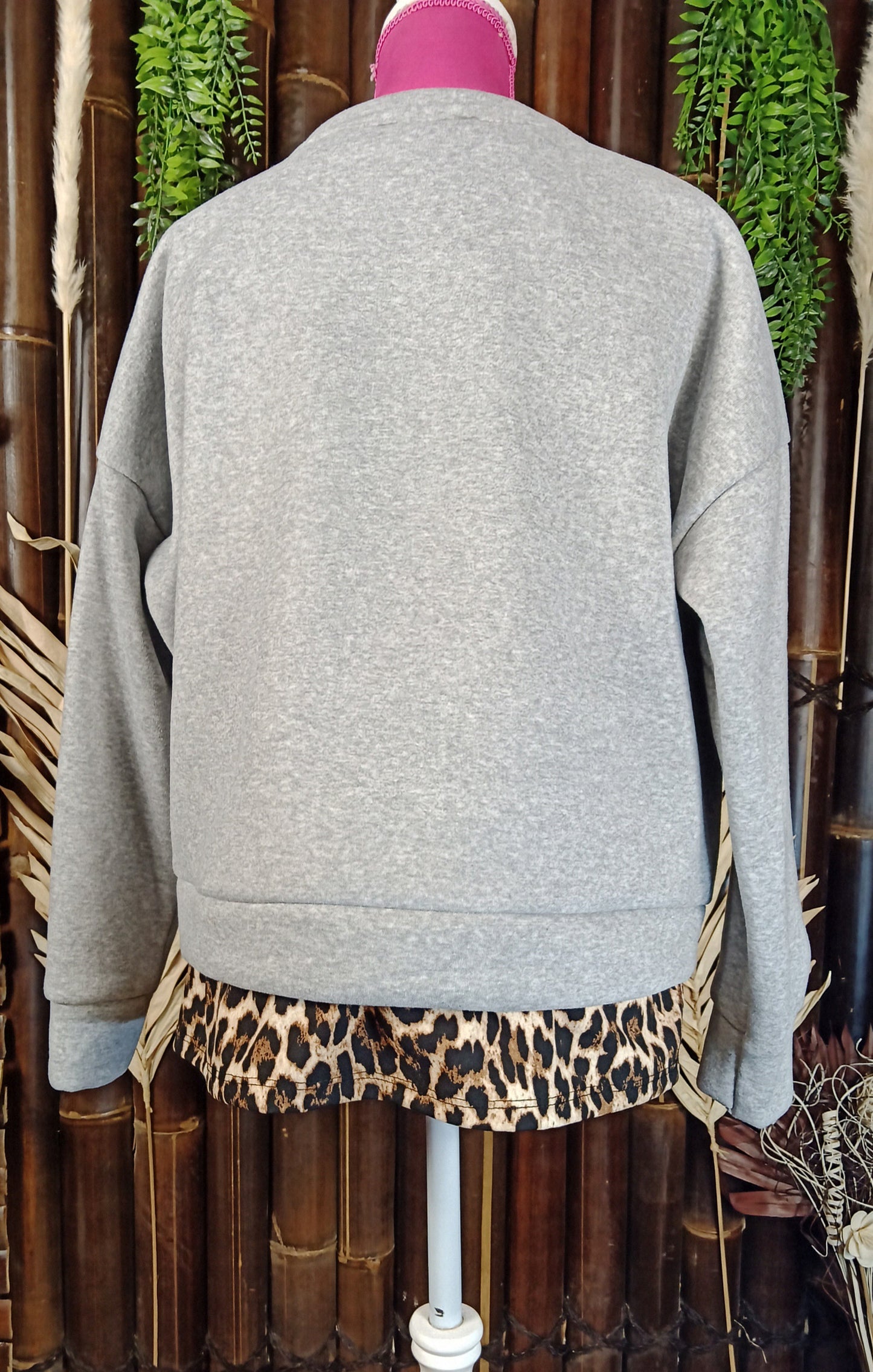 Sweat Minimaliste Gris
