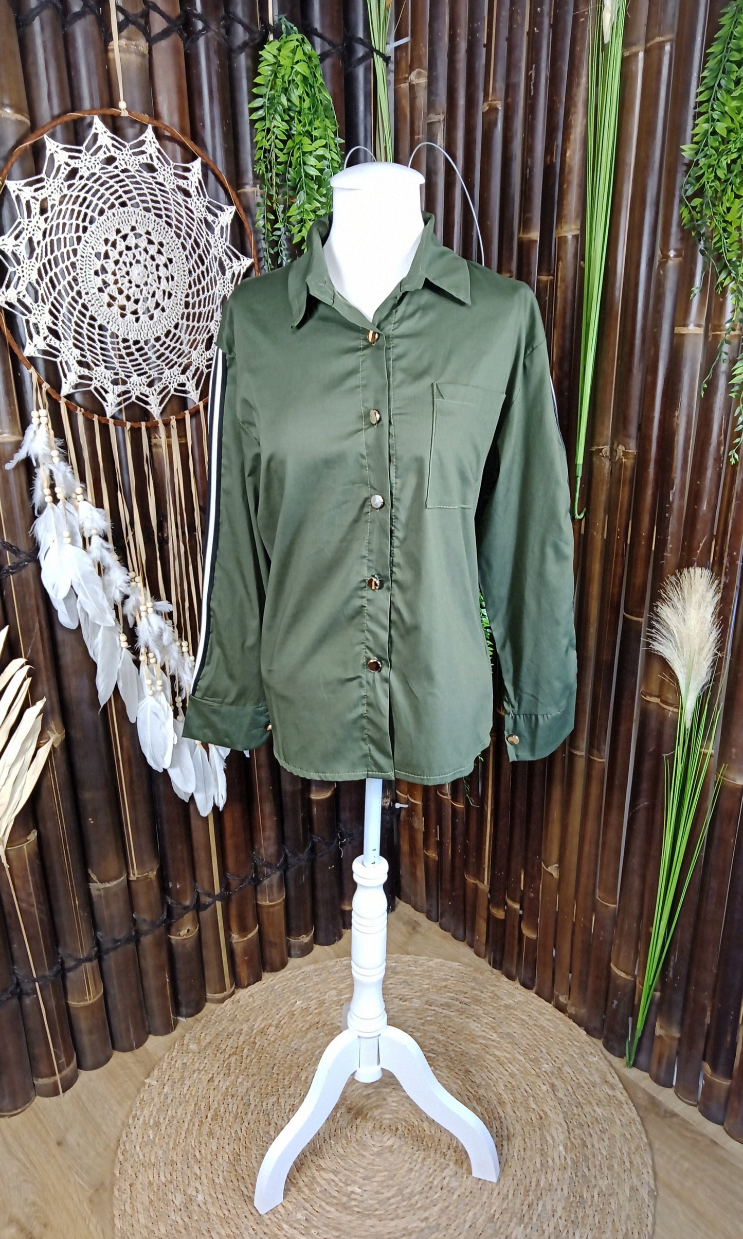 Chemise "Stripes & Chic"