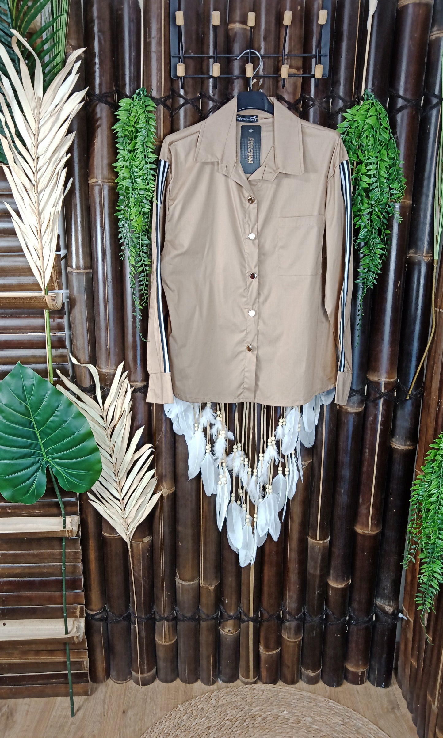 Chemise "Stripes & Chic"