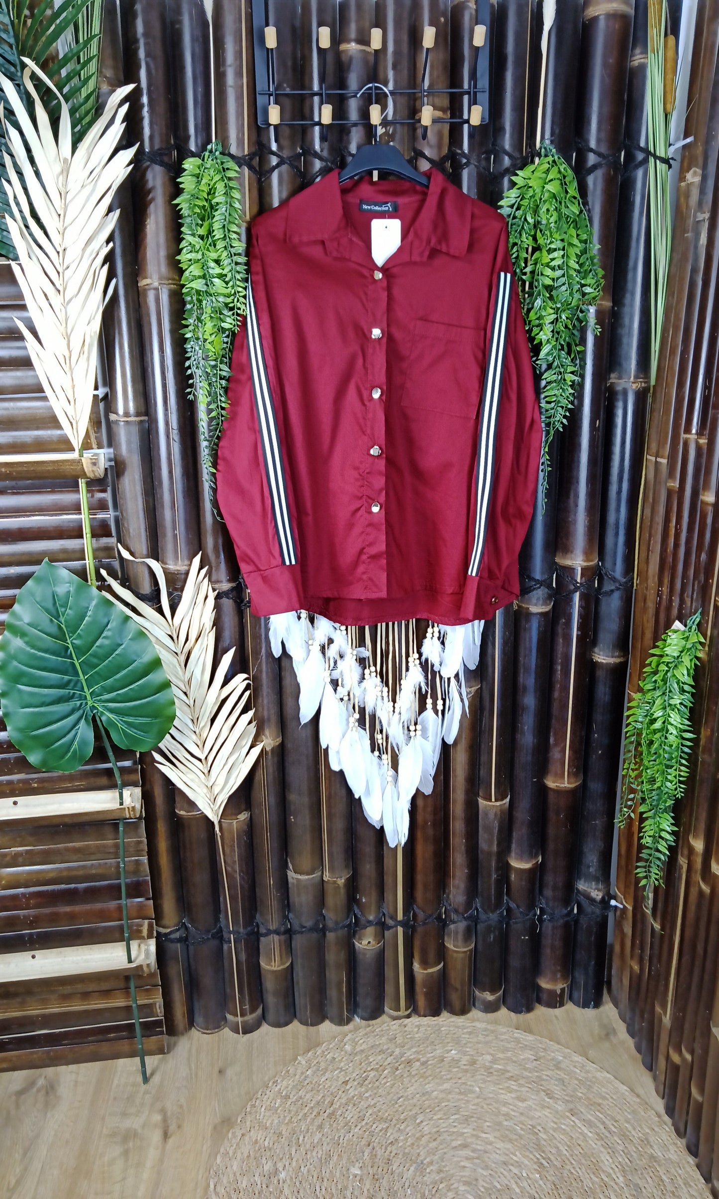 Chemise "Stripes & Chic"