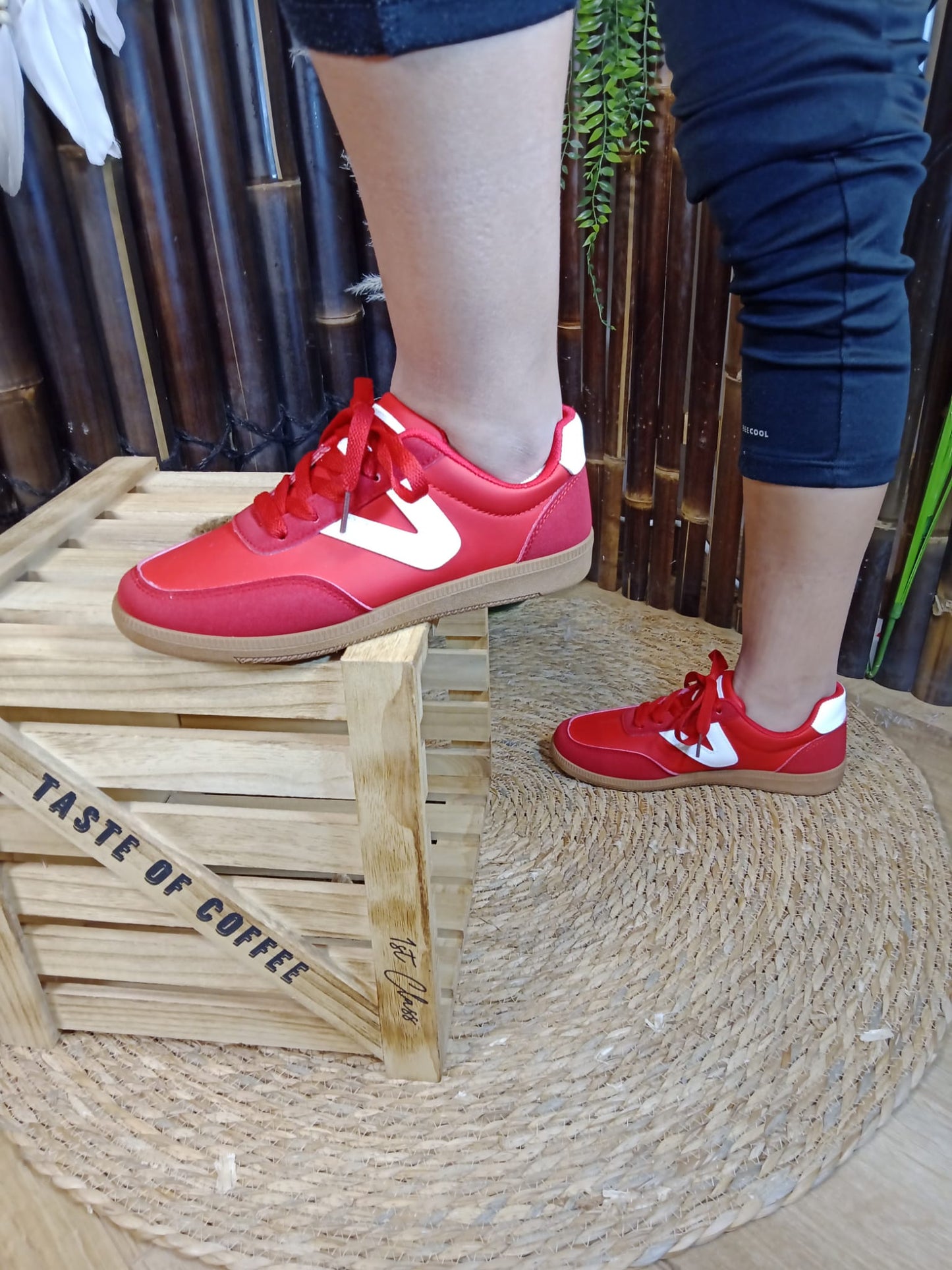 Baskets Dynamique Rouge