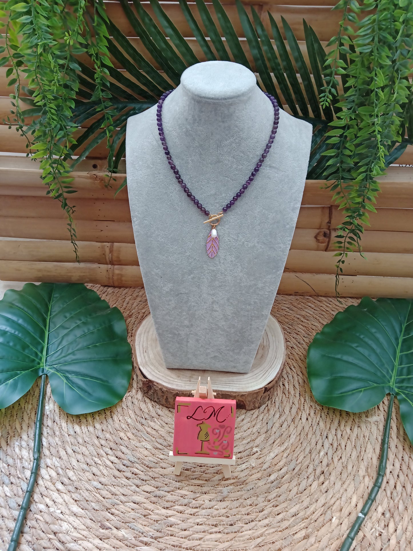 Collier Plume Bohème