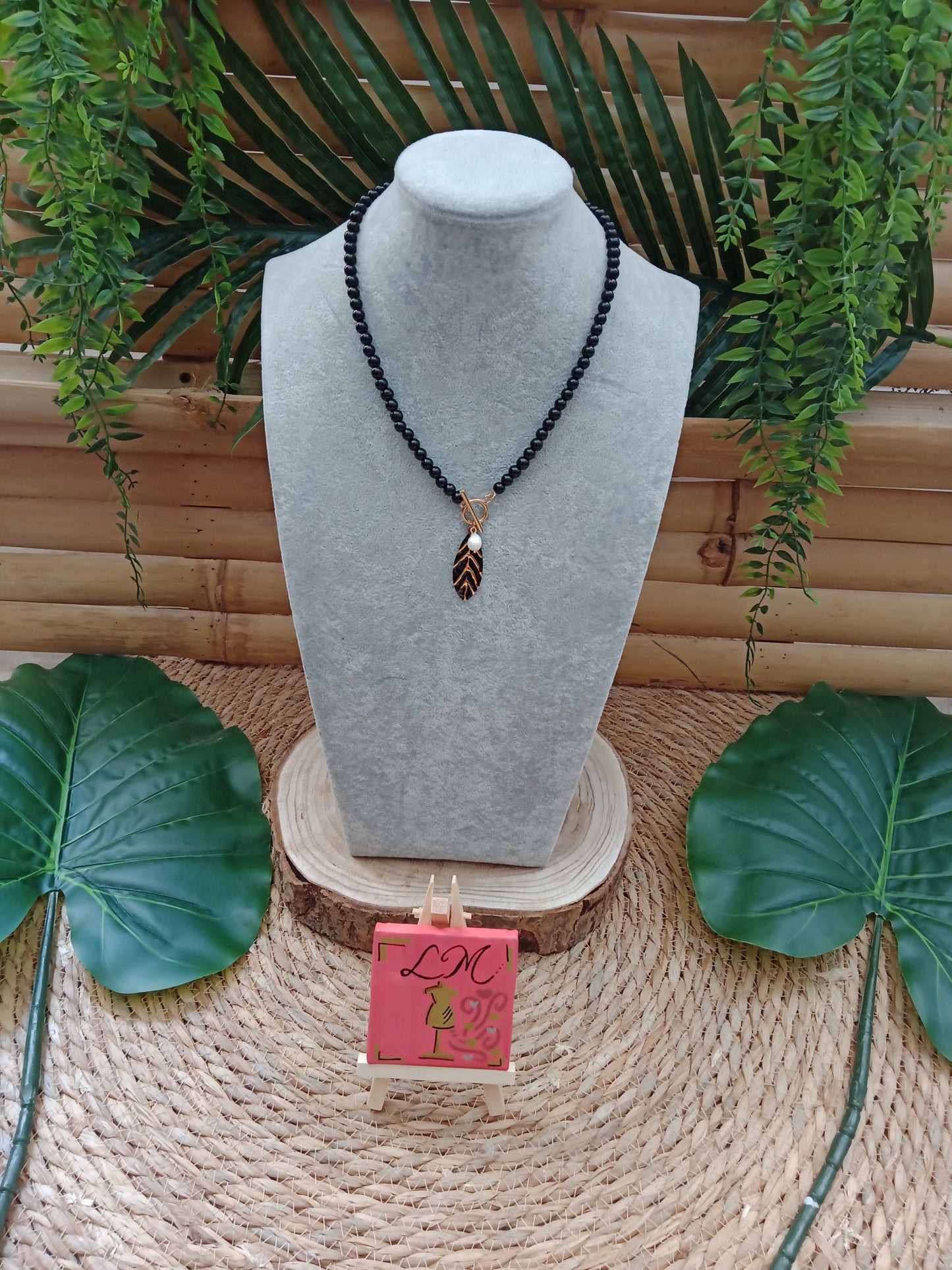 Collier Plume Bohème