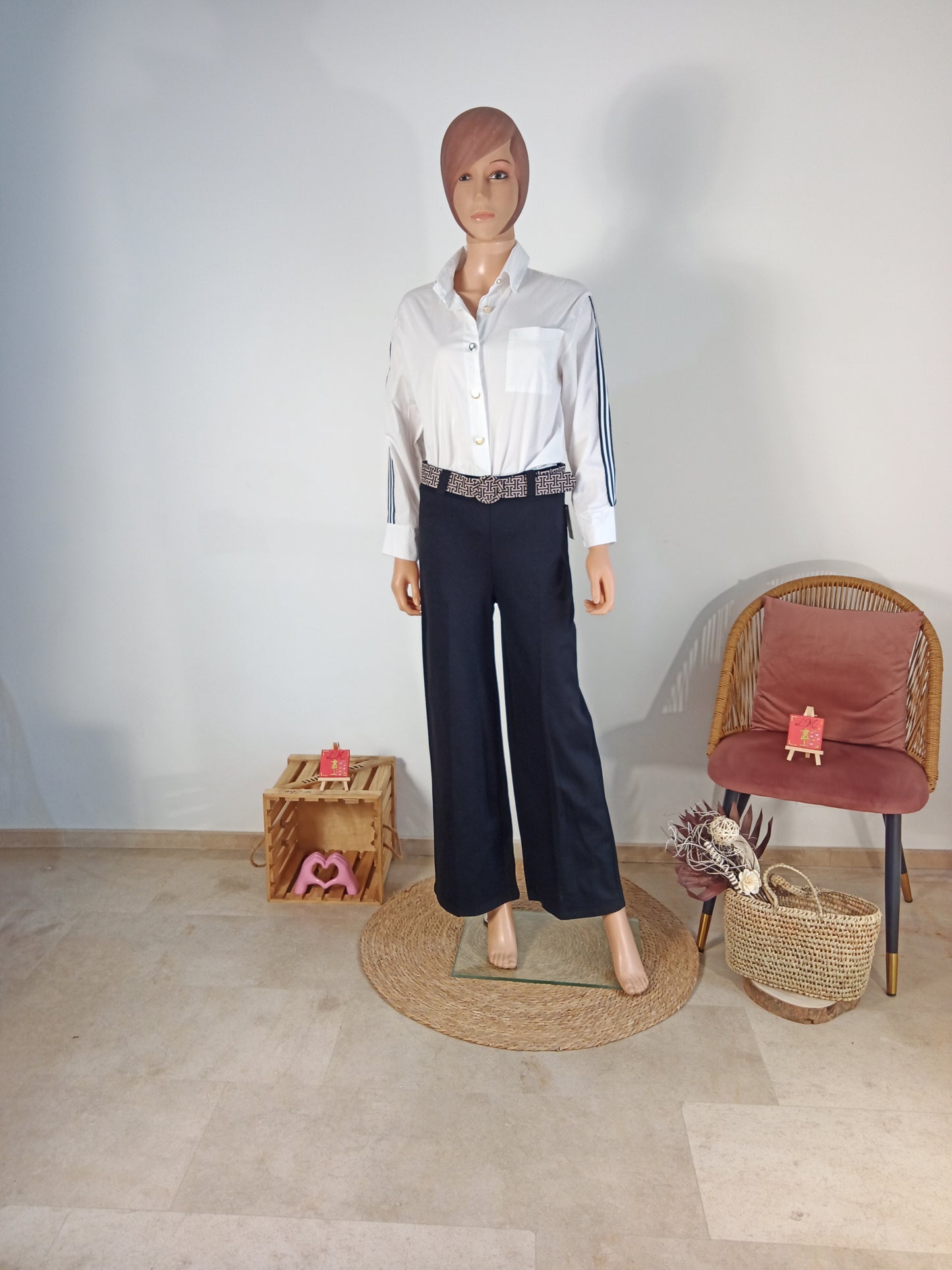 Pantalon Palazzo Élégant