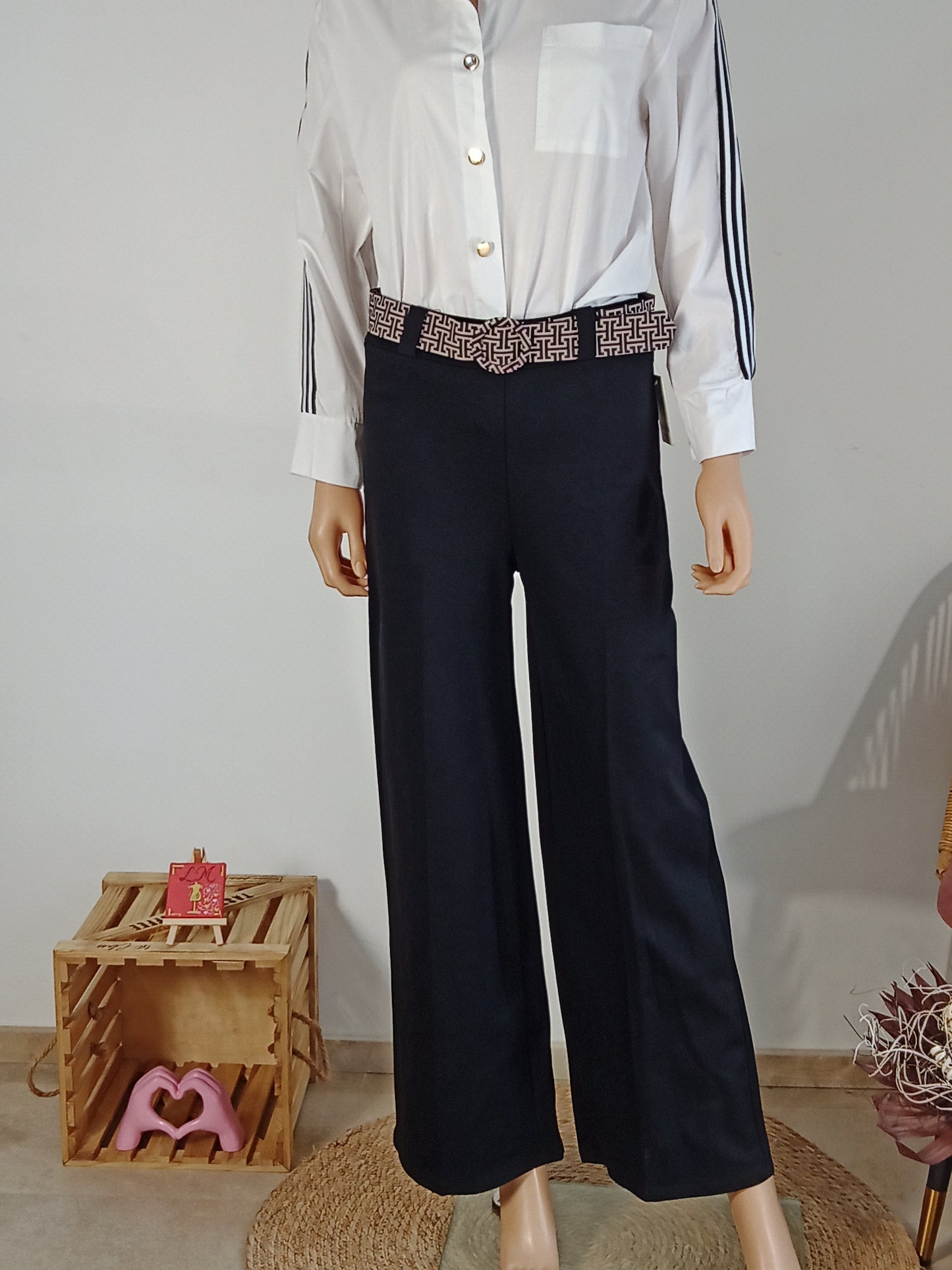 Pantalon Palazzo Élégant