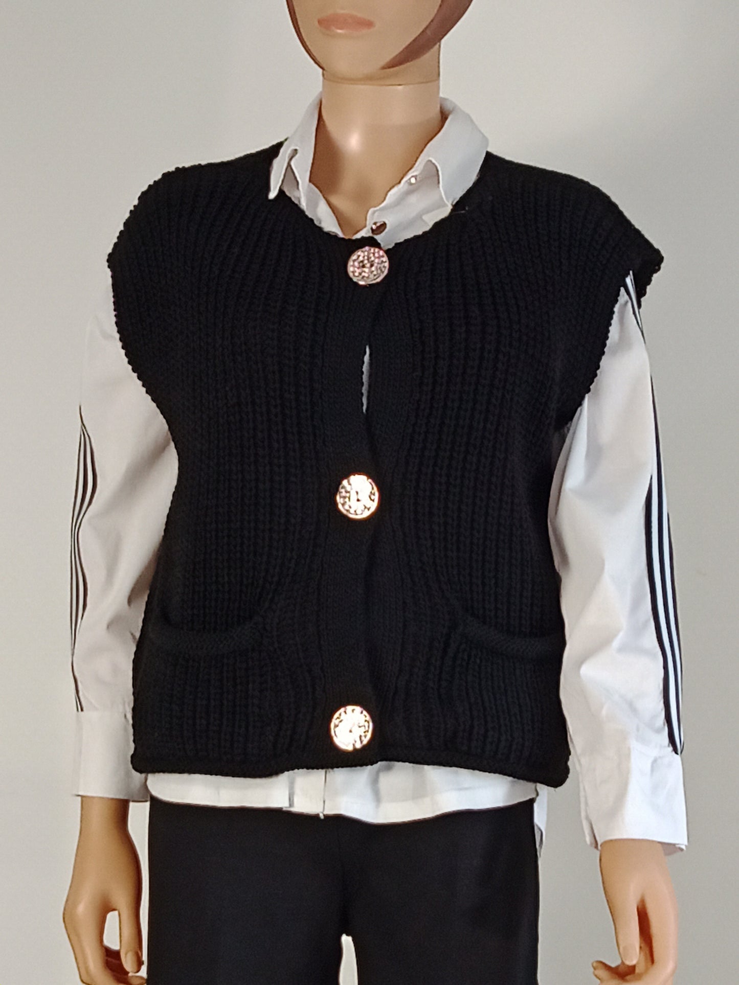 Gilet Chic Boutonné