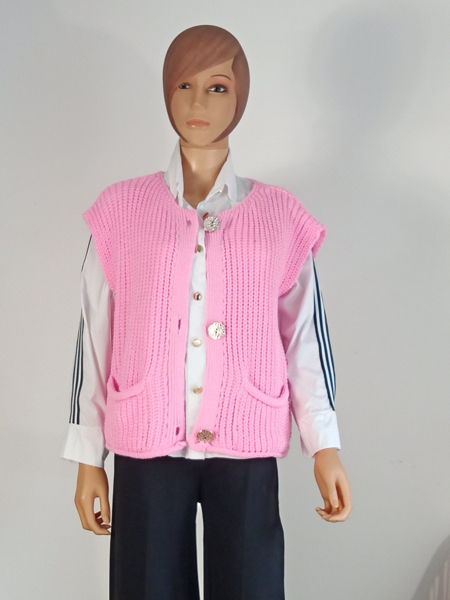 Gilet Chic Boutonné