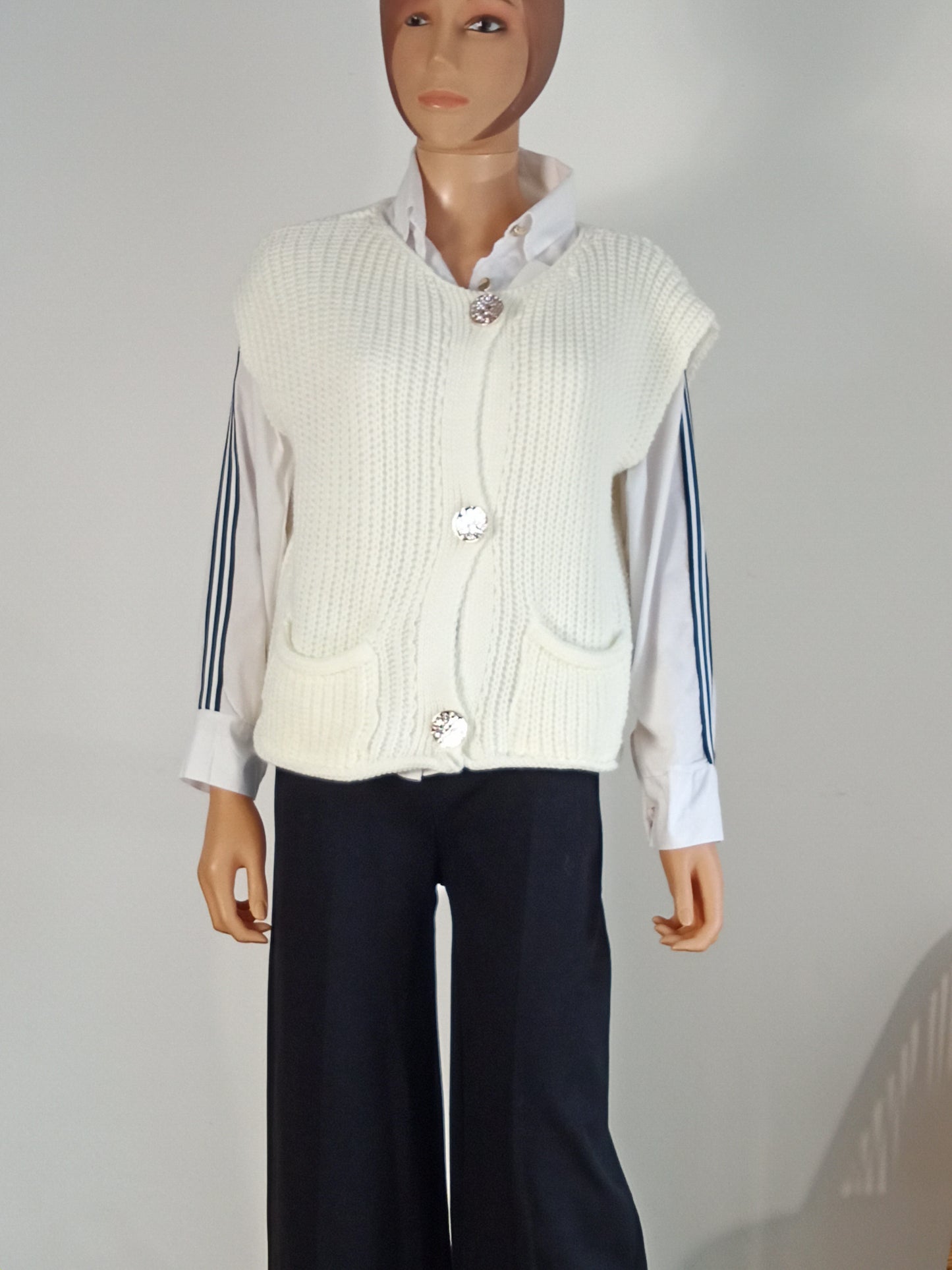 Gilet Chic Boutonné