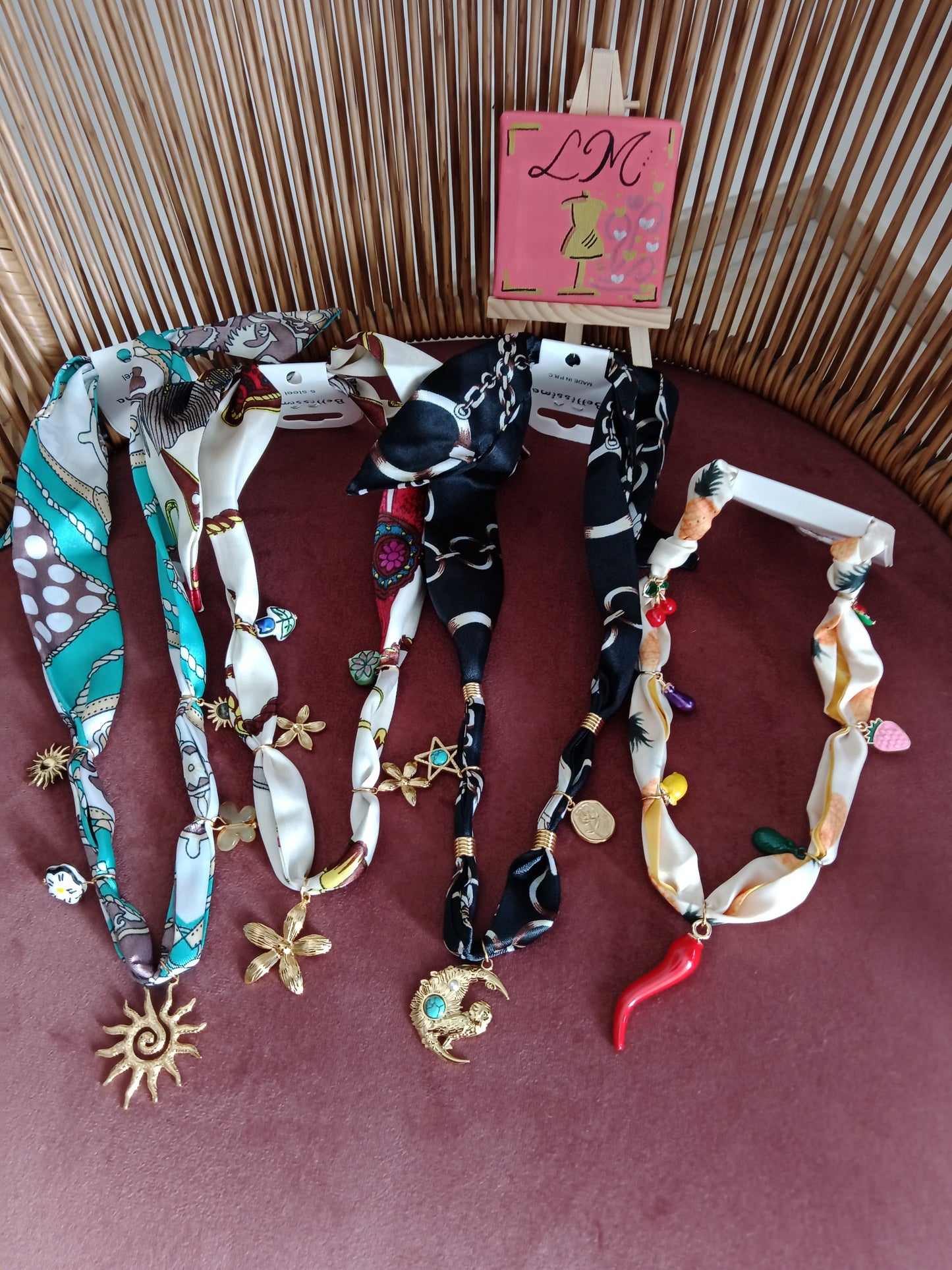 Colliers "Les Joyaux de Soie"