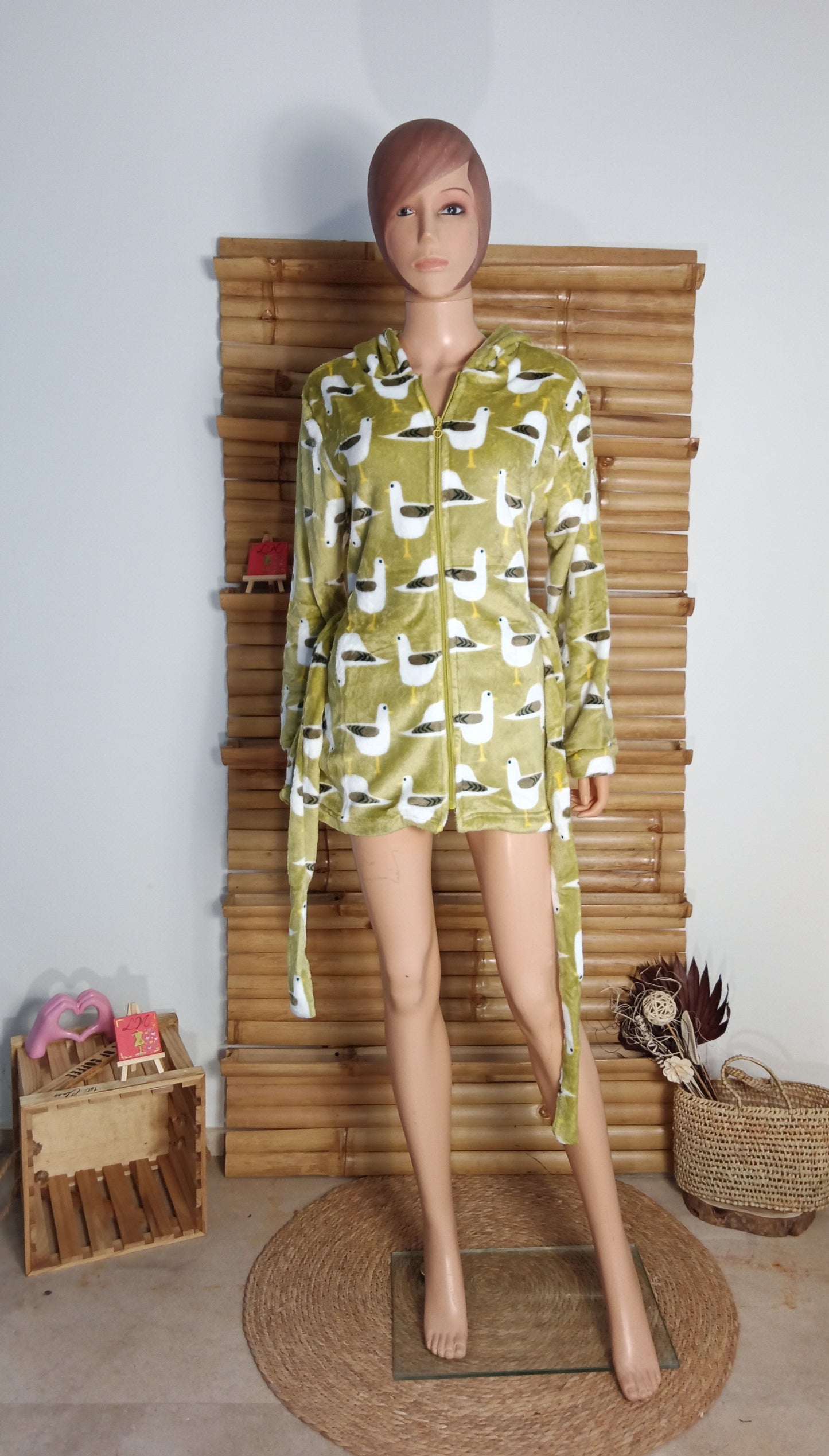 Peignoir Cocoon Marin