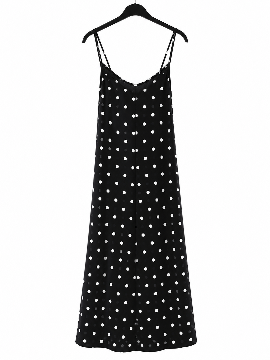 Robe longue à pois femme – Taille unique 100 % polyester – Pois de Charme | LyaMode