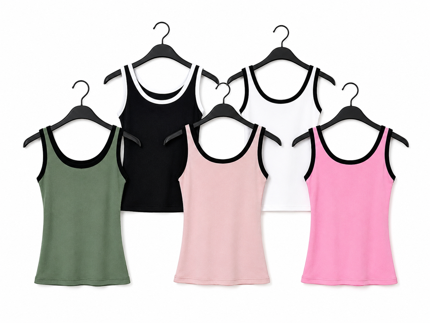 Top Élégance Sculptée – Débardeur Femme en Viscose Stretch | LyaMode