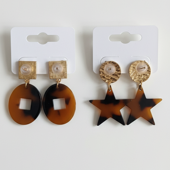Boucle d'oreille Savane Chic