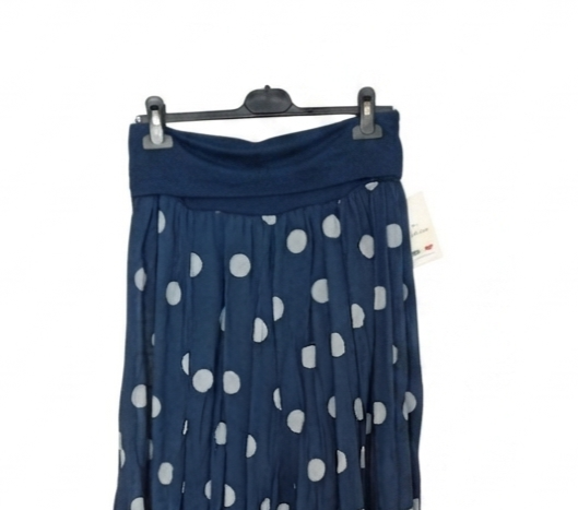Jupe longue en coton à pois femme Taille Unique jusqu'au 42 100 % coton | LyaMode