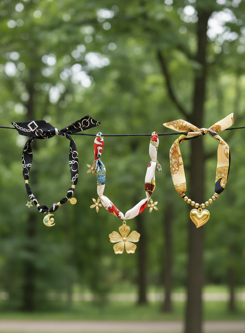 Colliers "Les Joyaux de Soie"