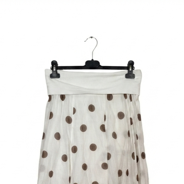 Jupe longue en coton à pois femme Taille Unique jusqu'au 42 100 % coton | LyaMode