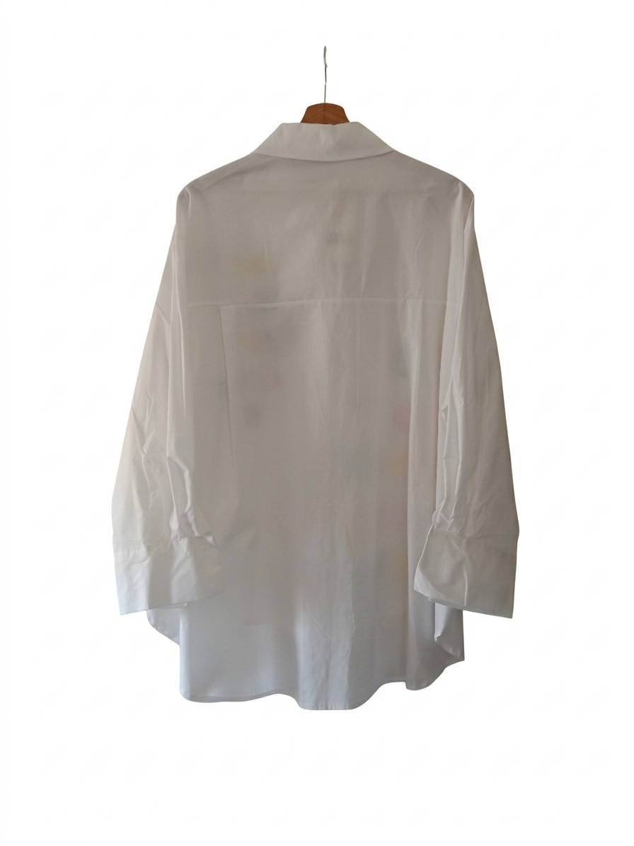 Chemise oversize coton brodée message – Chemise Good Mood – LyaMode