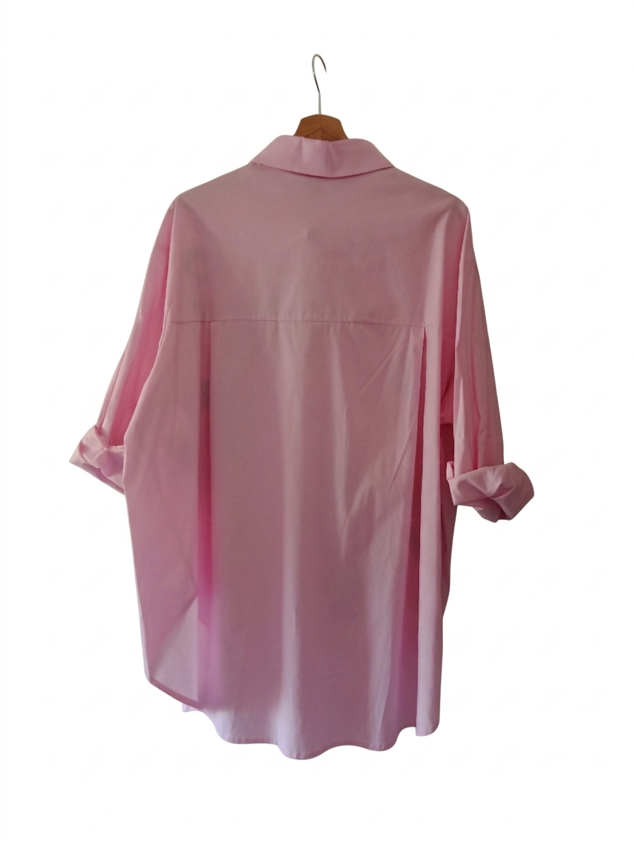 Chemise oversize coton brodée message – Chemise Good Mood – LyaMode