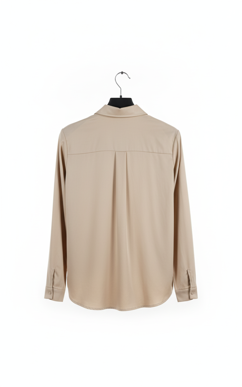Chemise Femme Coton Stretch Manches Longues Coupe Classique Élégante Confort Bureau – PureLine | LyaMode