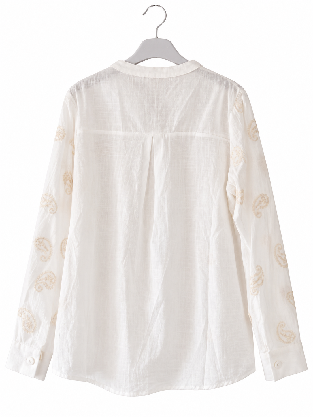 Chemise VOLUTES femme 100 % coton brodée | LyaMode