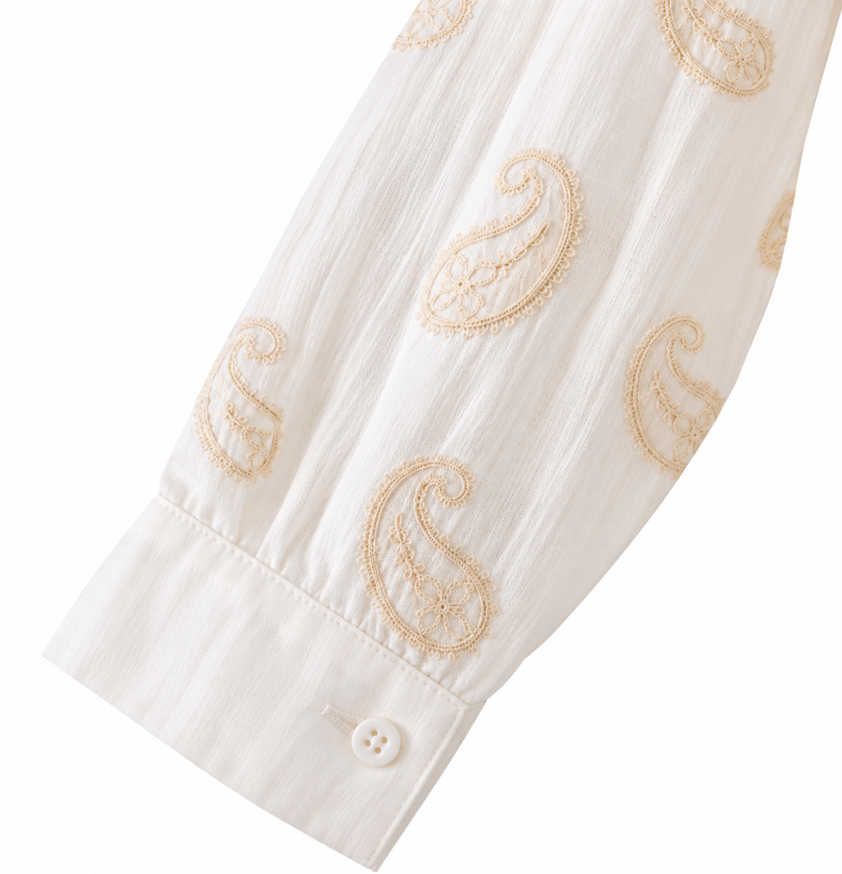 Chemise VOLUTES femme 100 % coton brodée | LyaMode