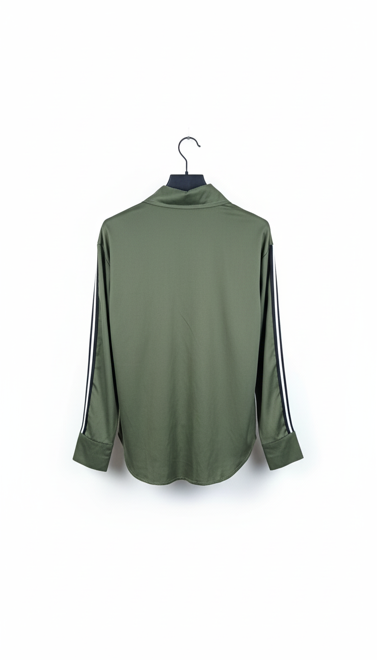 Chemise femme rayures sport chic manches longues coton stretch coupe fluide confortable casual élégante bureau week-end taille unique | Stripes & Chic – LyaMode