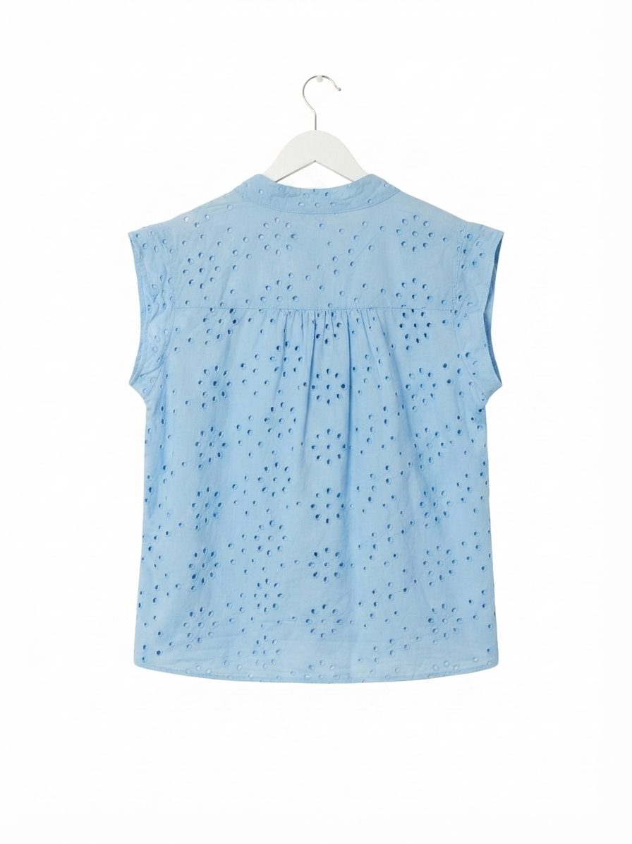Chemisier Boréal en coton broderie anglaise | LyaMode