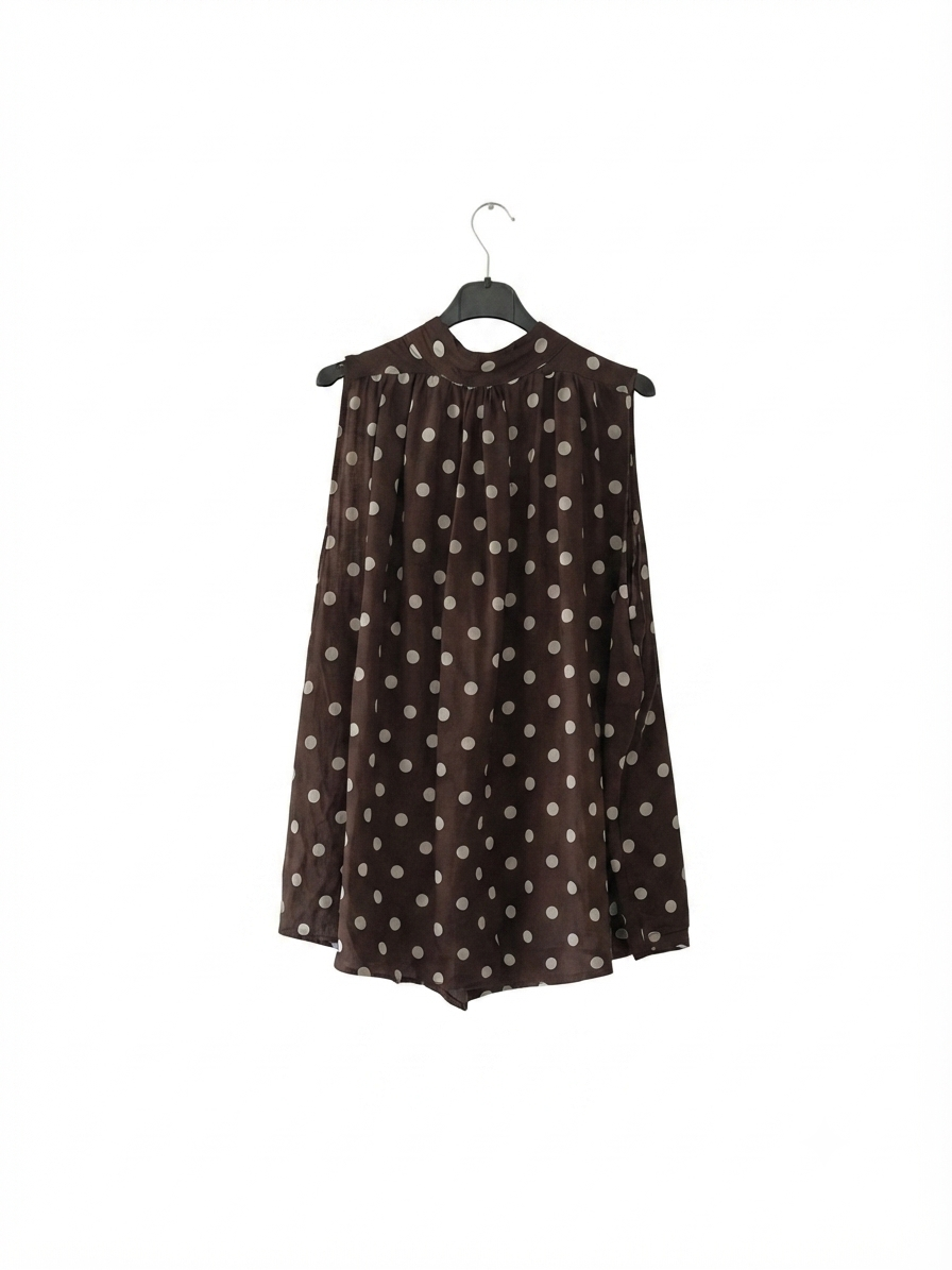 Chemisier Nuance à Pois 100 % coton | LyaMode