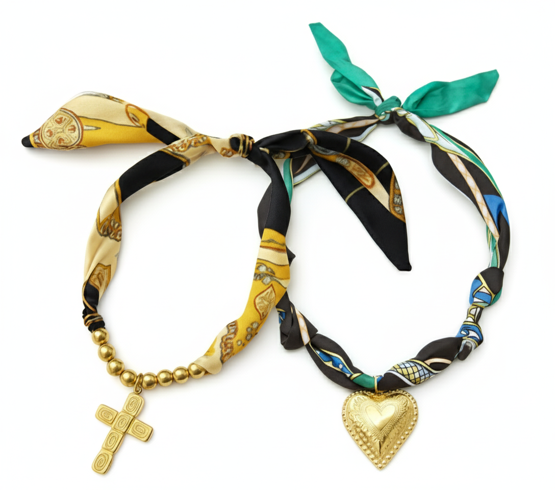 Colliers "Les Joyaux de Soie"