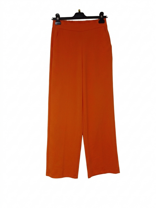 Pantalon Large Fluide Taille Élastique Femme – Flow Élancé | LyaMode