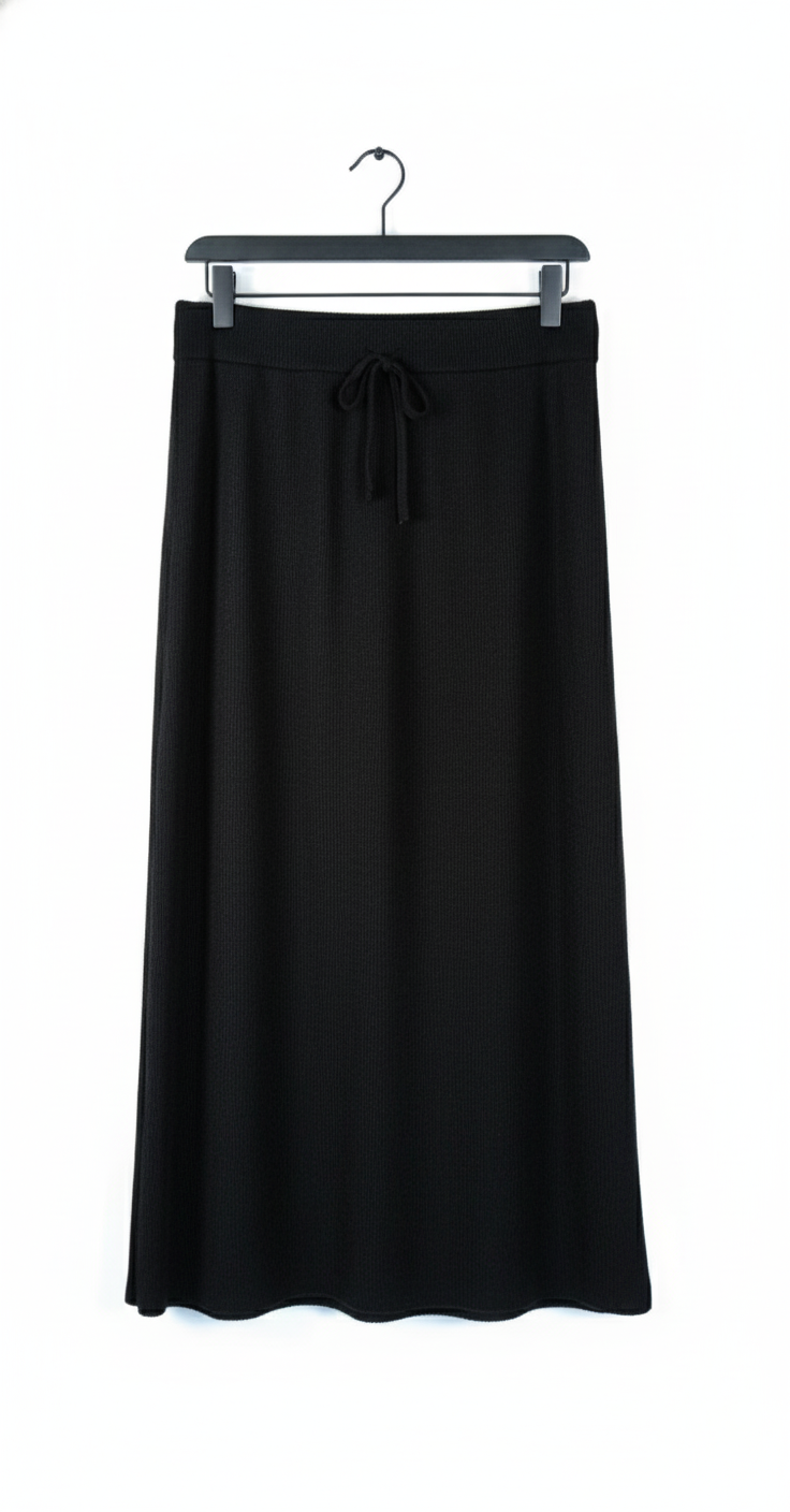 Ensemble femme 2 pièces haut ample + jupe longue fluide maille douce taille unique confortable chic quotidien | Magnolia – LyaMode