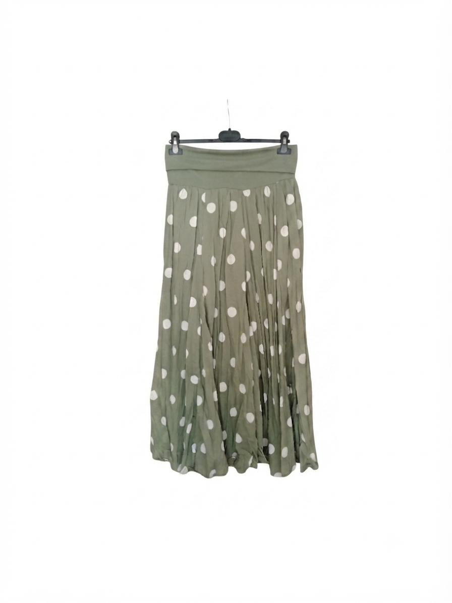 Jupe longue en coton à pois femme Taille Unique jusqu'au 42 100 % coton | LyaMode