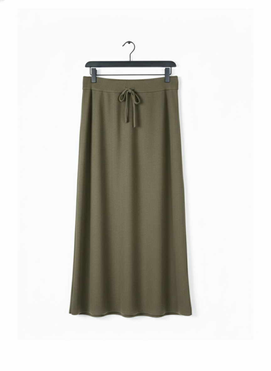 Ensemble femme 2 pièces haut ample + jupe longue fluide maille douce taille unique confortable chic quotidien | Magnolia – LyaMode