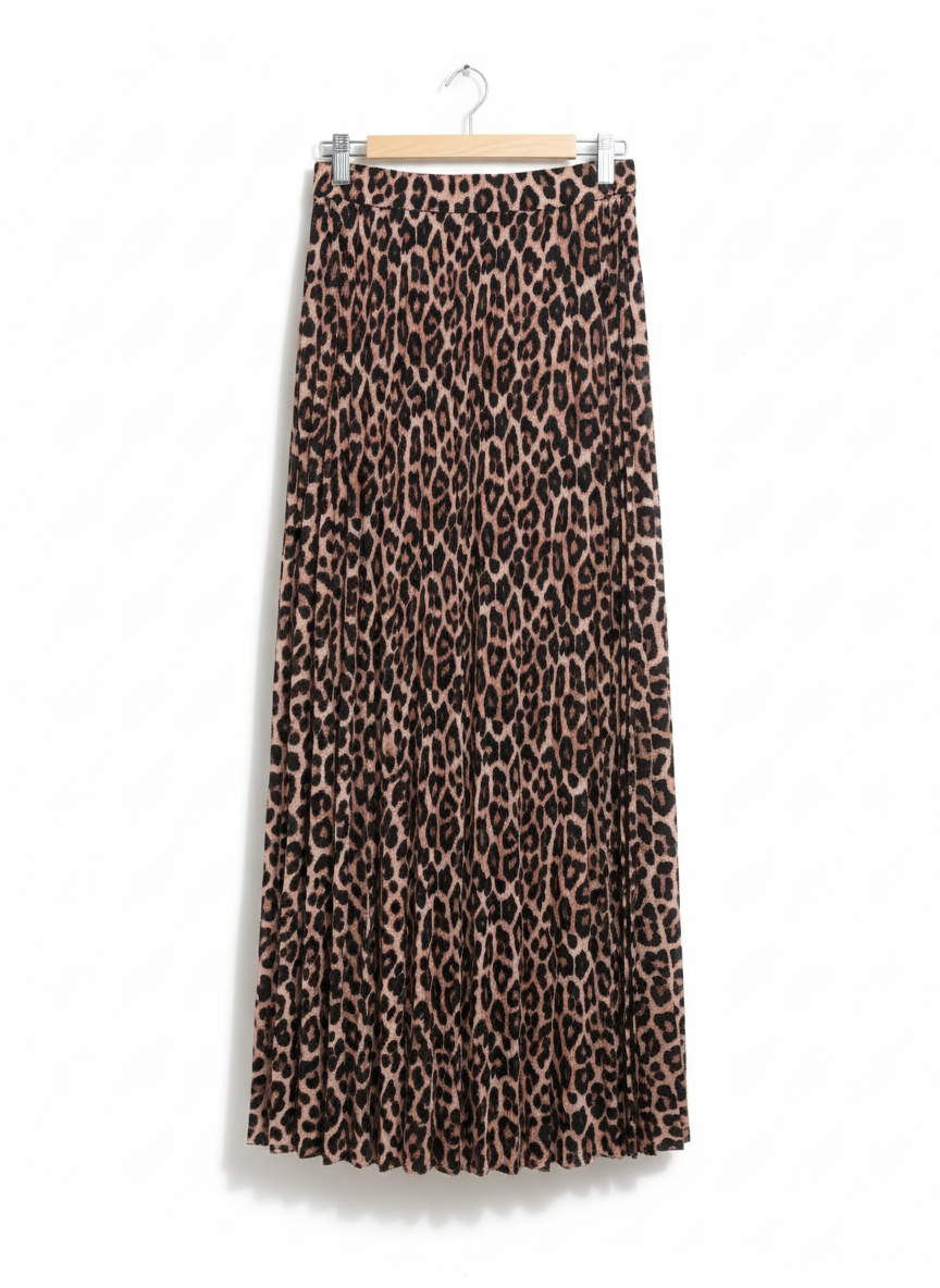 Jupe longue plissée femme fluide taille élastique viscose élasthanne coupe élégante confortable du 36 au 46 – Élan Plissé | LyaMode