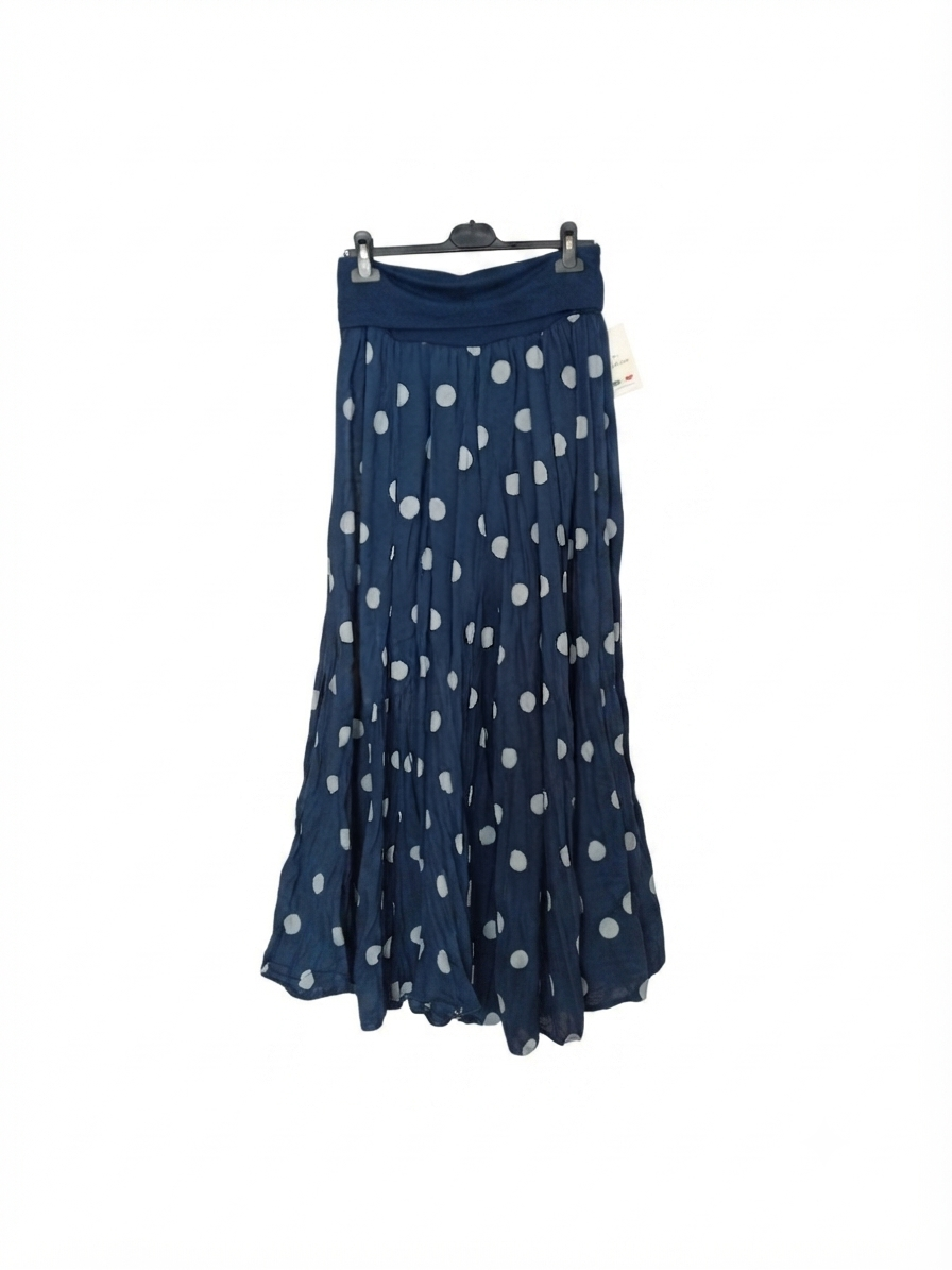 Jupe longue en coton à pois femme Taille Unique jusqu'au 42 100 % coton | LyaMode