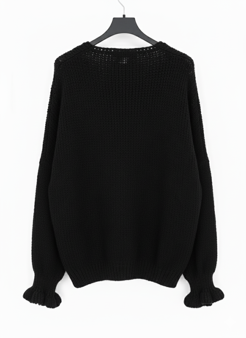 Gilet CocoonLace – Cardigan maille ultra douce lacage devant coupe ample chic confortable femme taille unique | LyaMode
