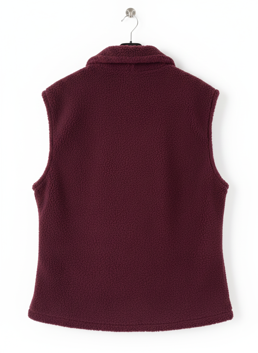 Gilet sans manches femme long effet laine doux coupe droite poches chic confortable taille unique oversize superposition automne hiver | Nuage Doux – LyaMode