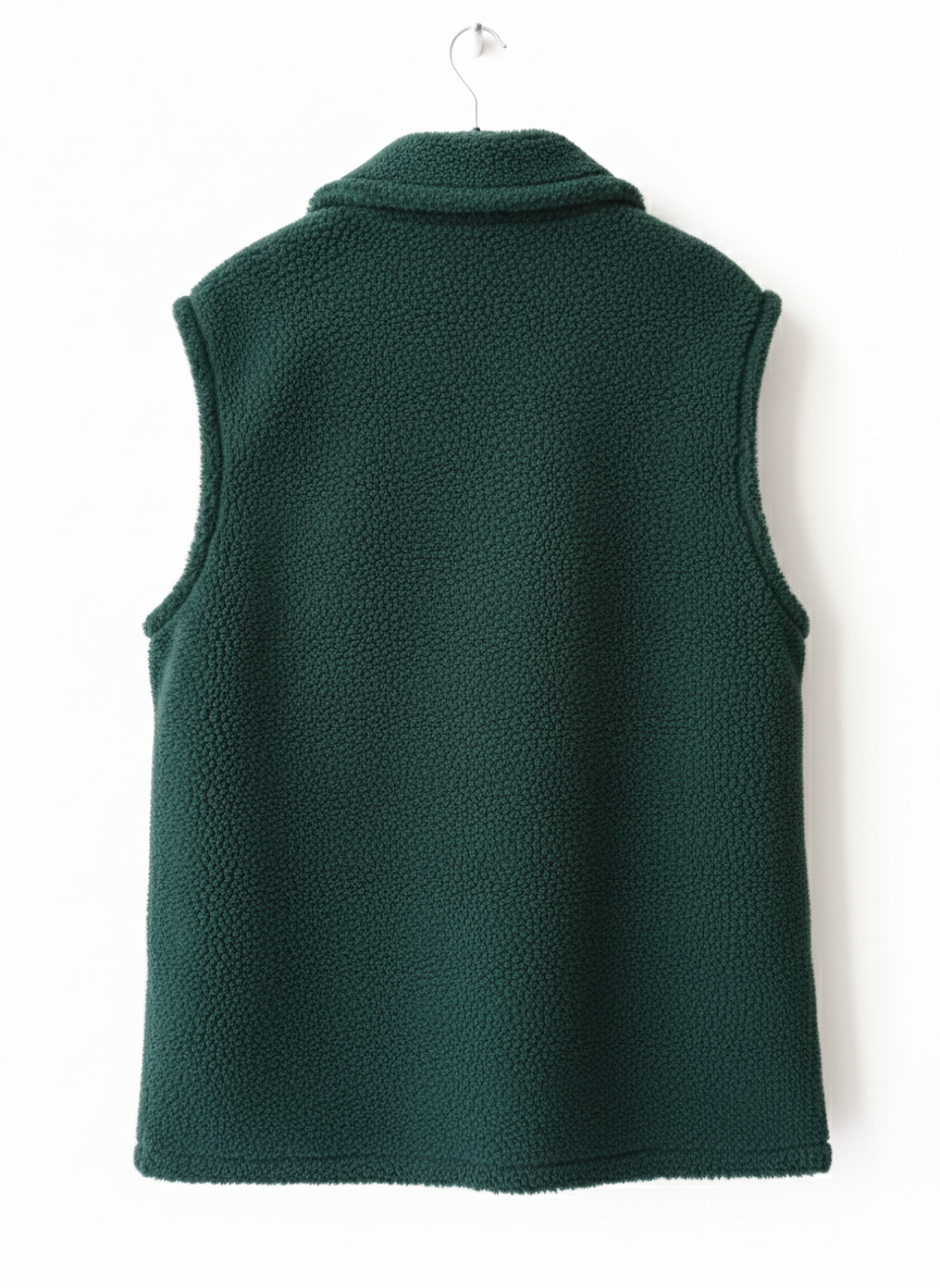 Gilet sans manches femme long effet laine doux coupe droite poches chic confortable taille unique oversize superposition automne hiver | Nuage Doux – LyaMode