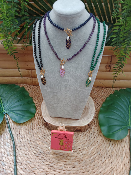 Collier Plume Bohème