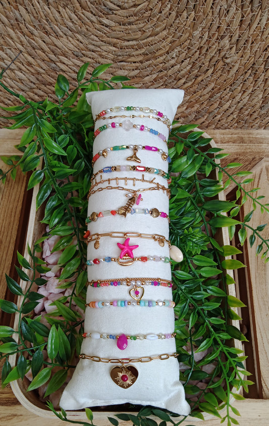 Bracelet Couleur et Charms