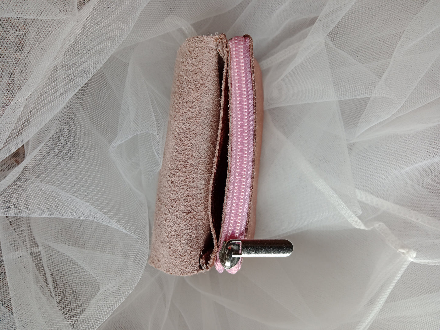 Porte-monnaie cuir compact femme bouton pression et poche zippée 11x9 cm – Éclat Mini | LyaMode