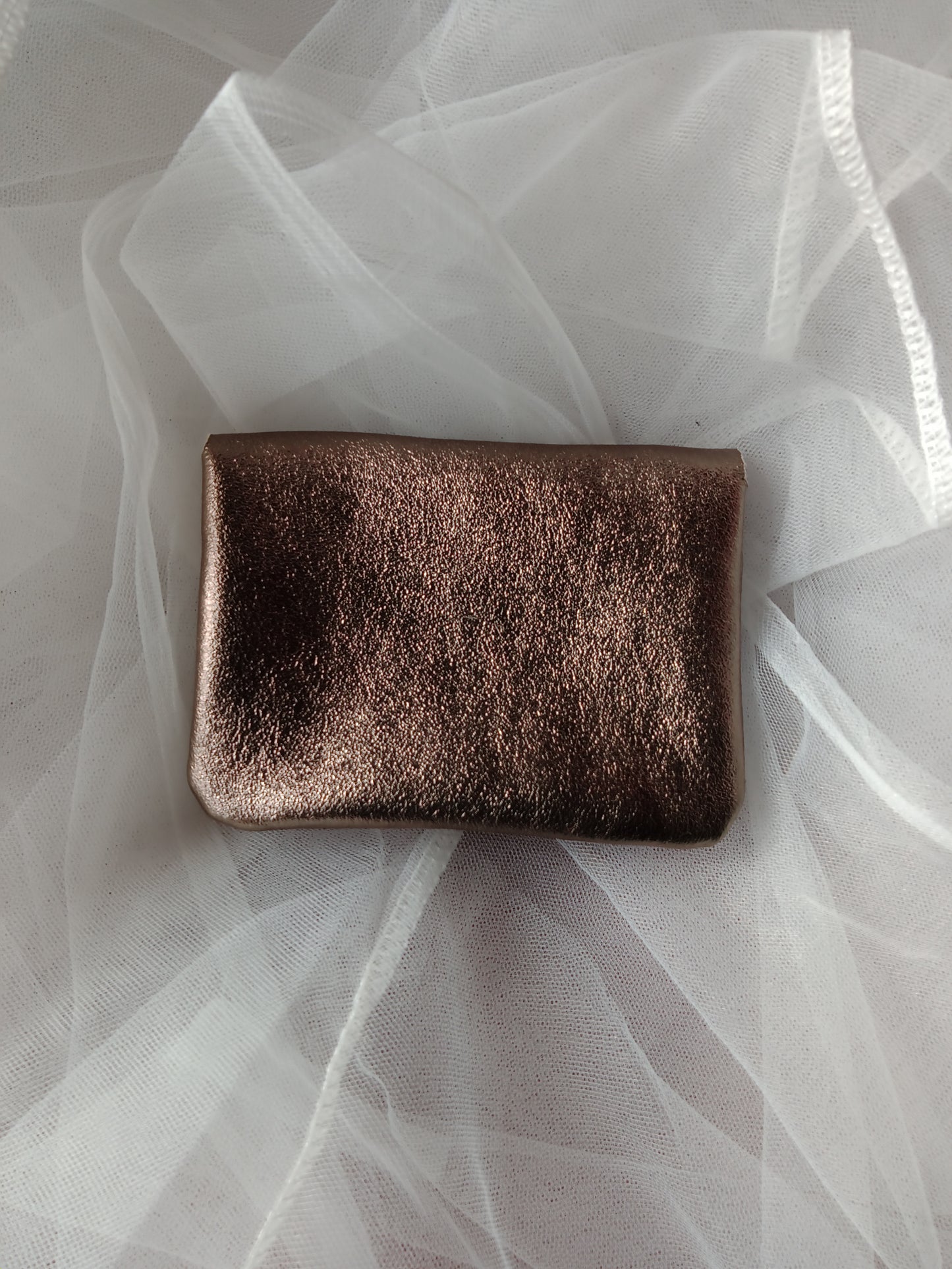 Porte-monnaie cuir compact femme bouton pression et poche zippée 11x9 cm – Éclat Mini | LyaMode