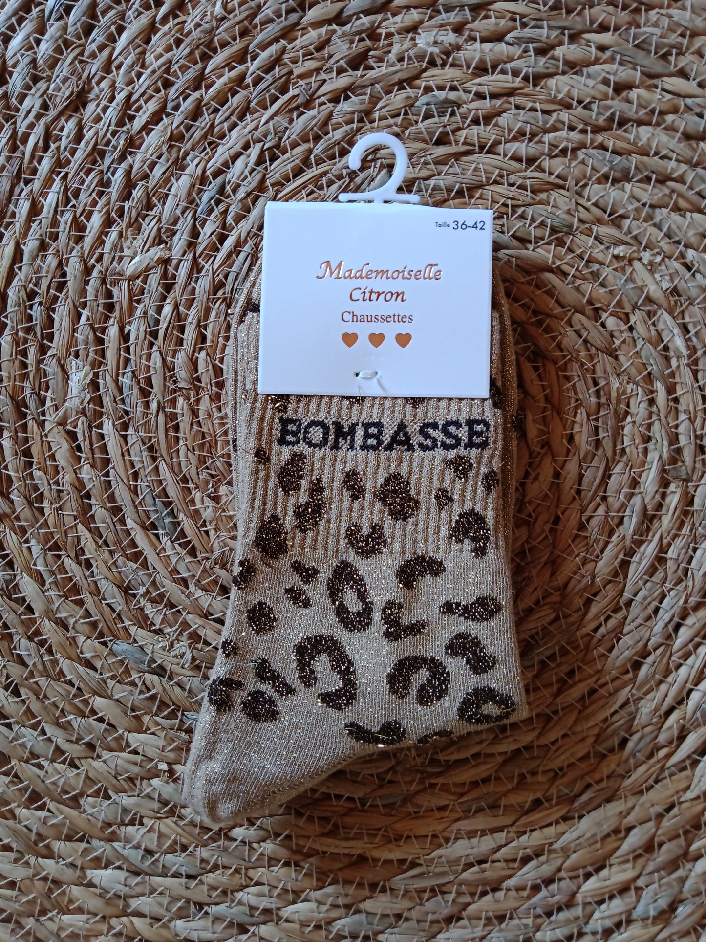 Chaussettes à Paillettes Léopard Femme “Les Félines Scintillantes” Taille 36-42 | LyaMode