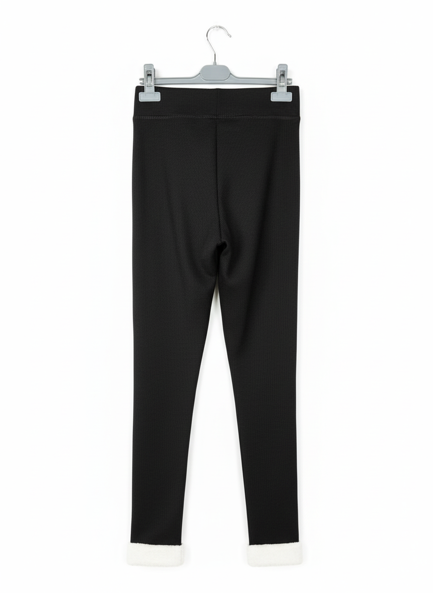Legging femme doublé sherpa chaud thermique stretch confort hiver taille haute effet cosy sculptant | Cocoon’Chic – LyaMode