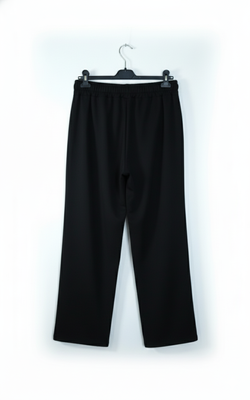 Pantalon femme fluide coton 100% taille élastique coupe large confortable casual chic | Douceur Libre – LyaMode