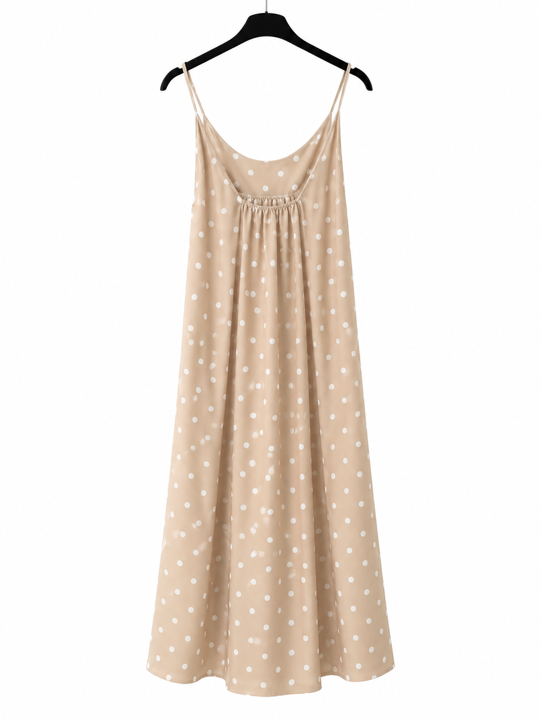 Robe longue à pois femme – Taille unique 100 % polyester – Pois de Charme | LyaMode